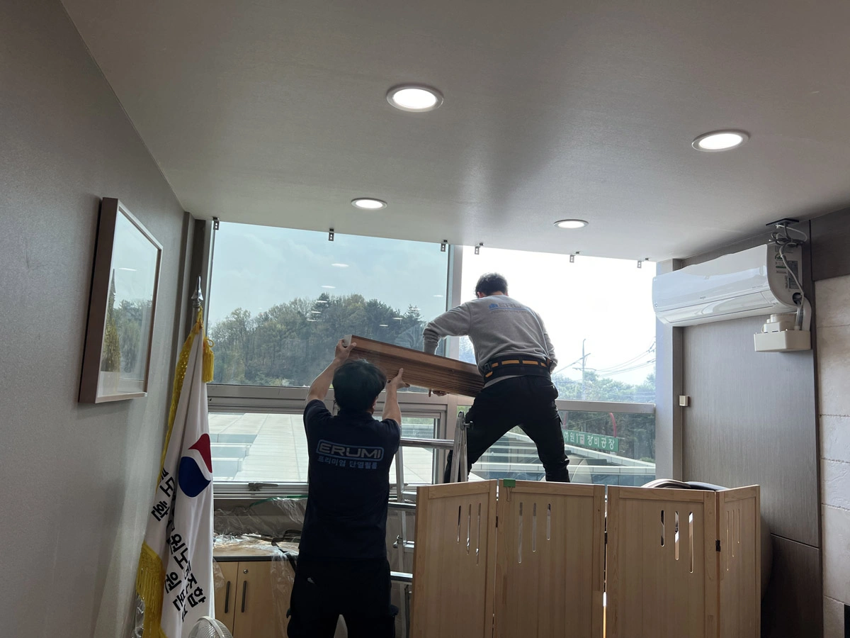 영천 사무실썬팅 시공 현장 2