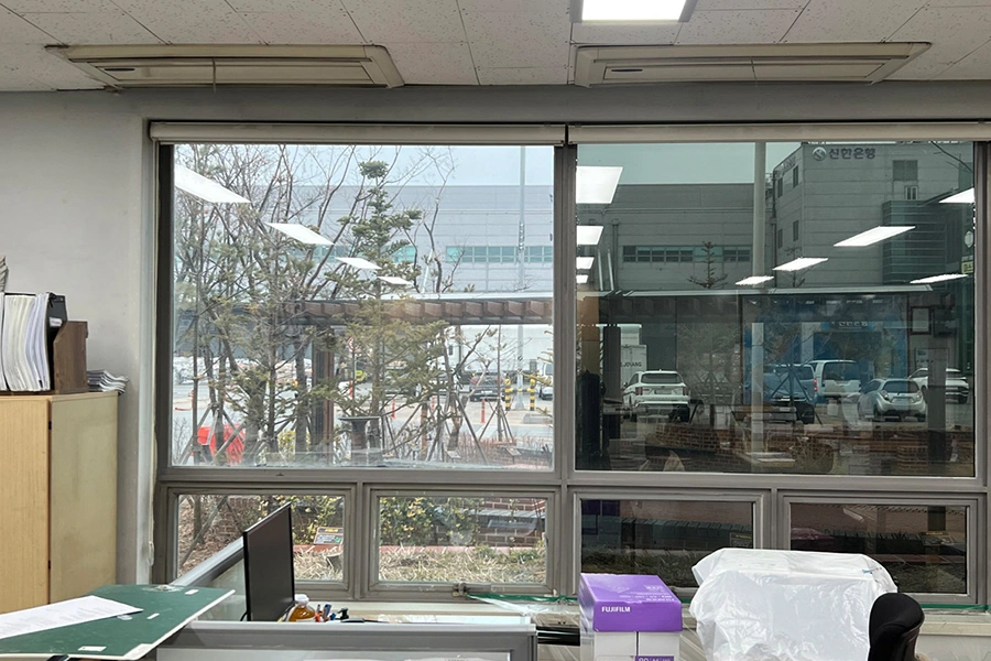 안산 사무실썬팅 시공 현장 3