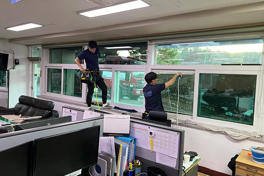 영월 사무실썬팅 시공 현장 4